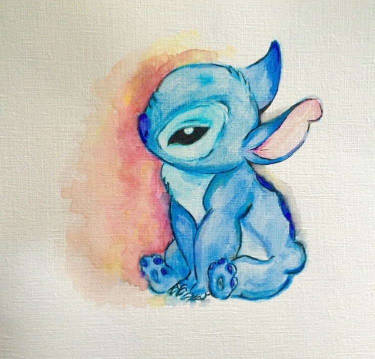 750x719 Trying Out A New Style Of Watercolor. Opinions - Stitch Watercolor