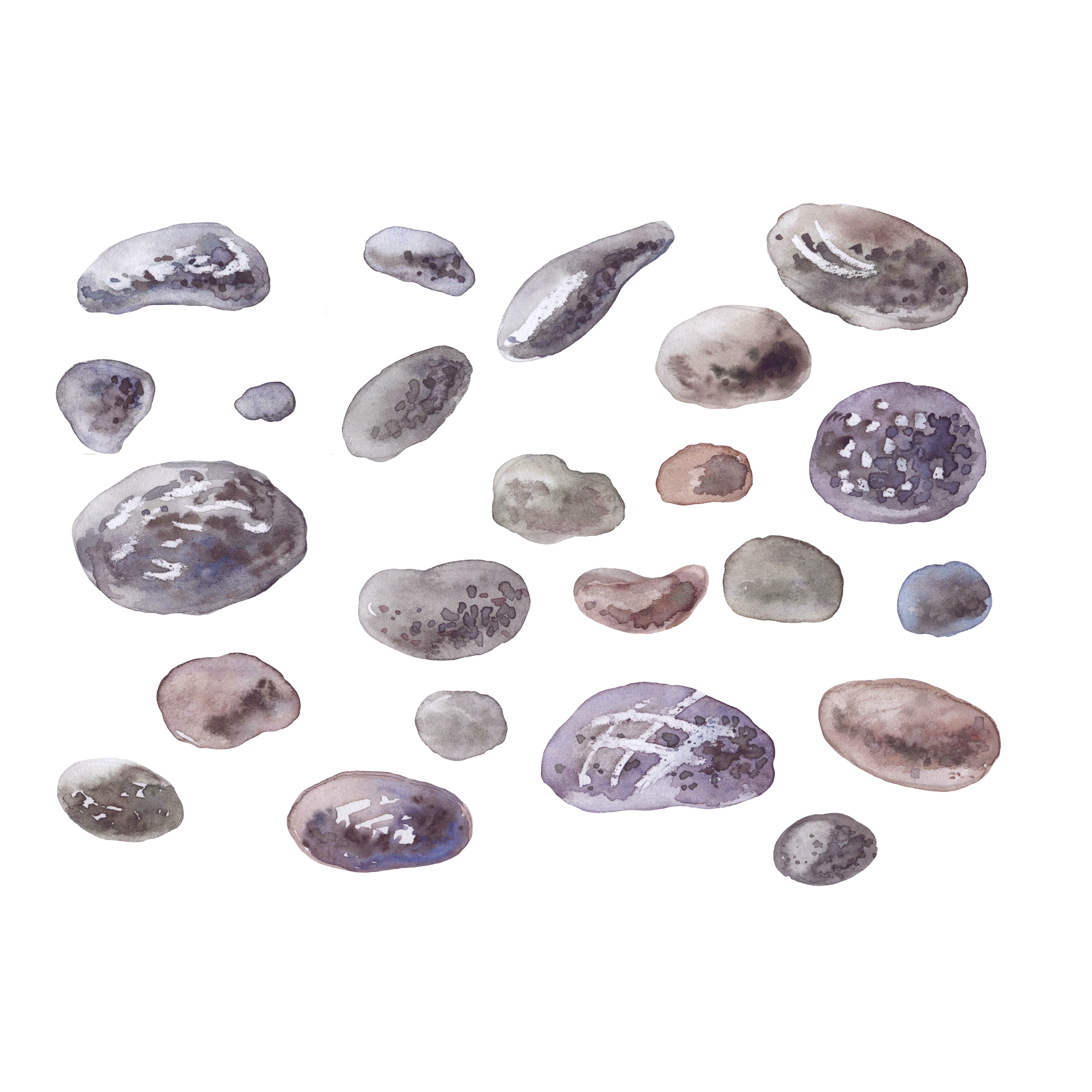 2362x2362 Watercolor Painting Drawing - Stone Watercolor