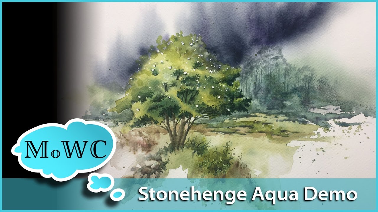 1280x720 Stonehenge Aqua Watercolor Paper Review And Demo - Stonehenge Watercolor