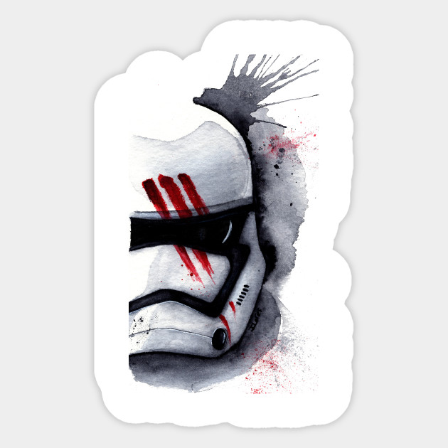 630x630 Stormtrooper Finn Traitor Watercolor - Stormtrooper Watercolor