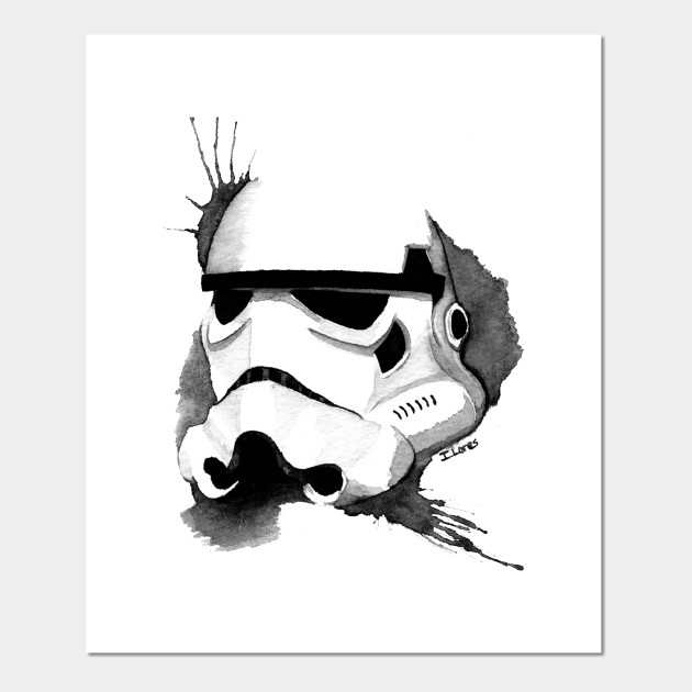 630x630 Stormtrooper Watercolor Minimal - Stormtrooper Watercolor