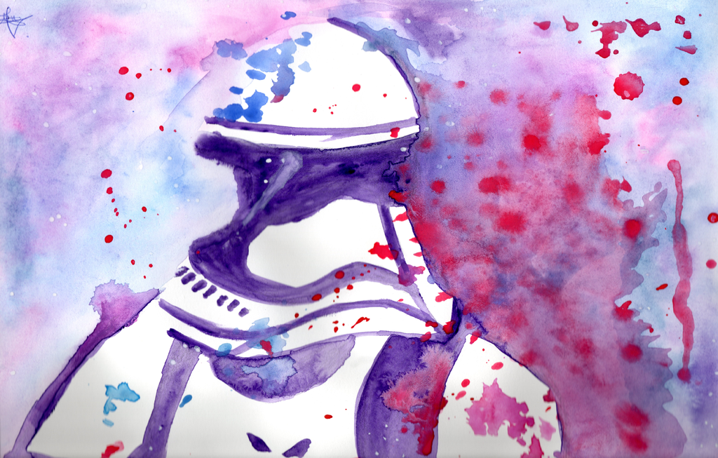 1024x653 Stormtrooper Watercolor By Sakurachan2a - Stormtrooper Watercolor