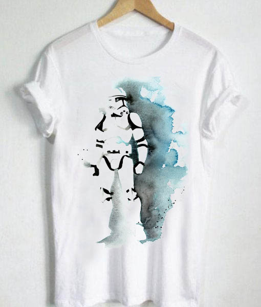 510x600 Unisex Premium Tshirt Stormtrooper Watercolor Design - Stormtrooper Watercolor