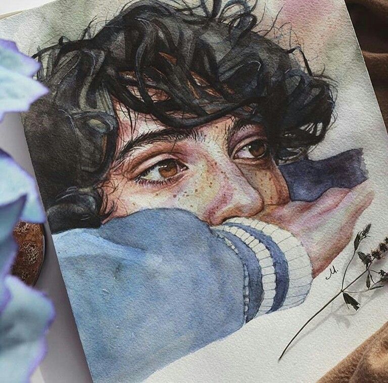 768x759 Pin By Jasnaala On Painting Drawings, Watercolor And - Stranger Things Watercolor