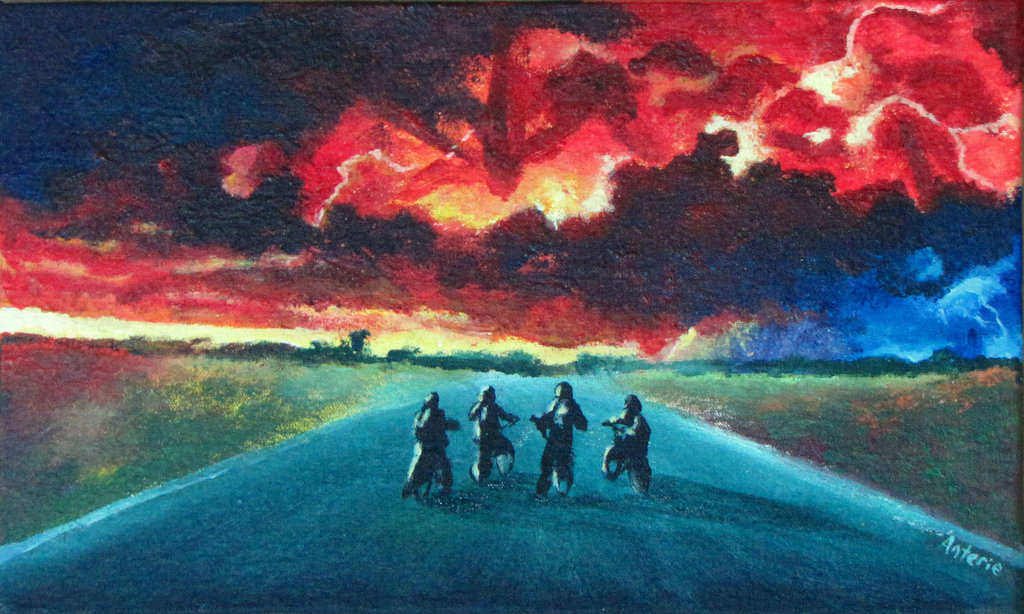 1024x614 Stranger Things 2 By Anterie - Stranger Things Watercolor
