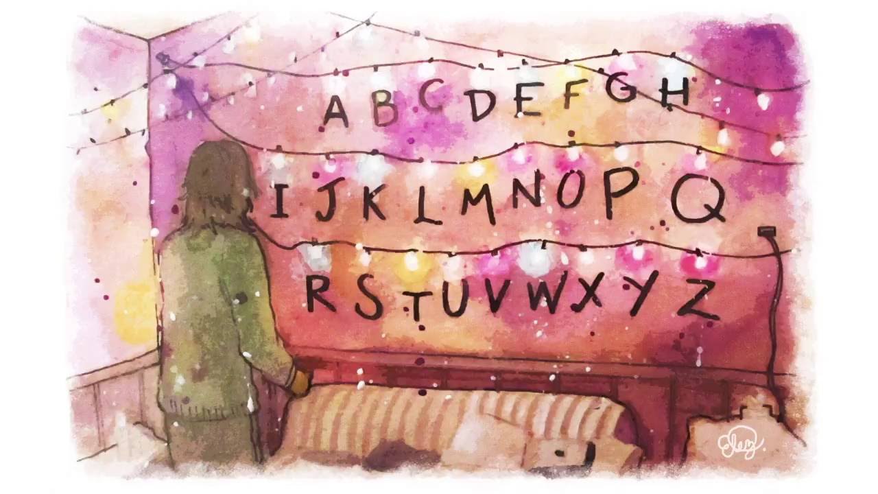 1280x720 Stranger Things] Watercolor Painting - Stranger Things Watercolor