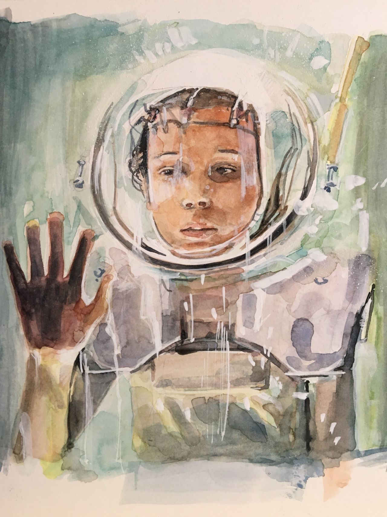 1280x1709 The Bath (Eleven, From The New Netflix Series Stranger Things - Stranger Things Watercolor