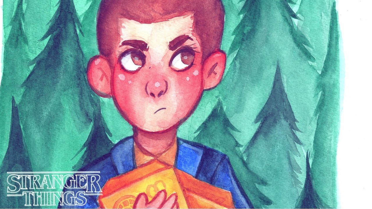 1280x720 Eleven - Stranger Things Watercolor