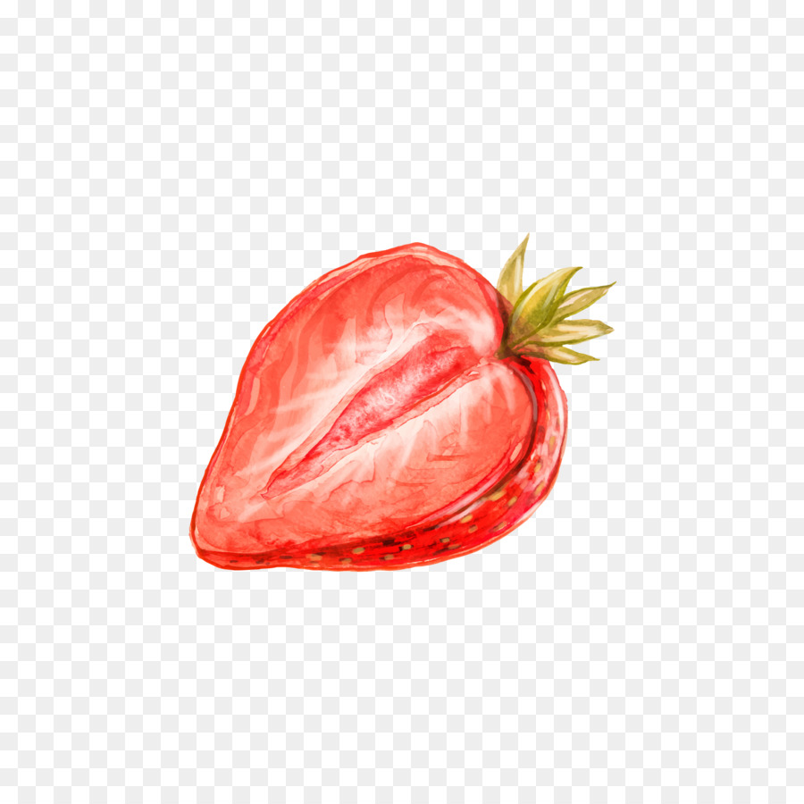 900x900 Watercolor Painting Drawing Strawberry - Strawberry Watercolor