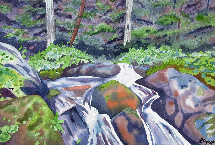 900x611 Watercolor - Stream Watercolor