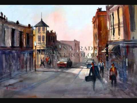480x360 Wisconsin Street Scenes In Watercolor - Street Watercolor