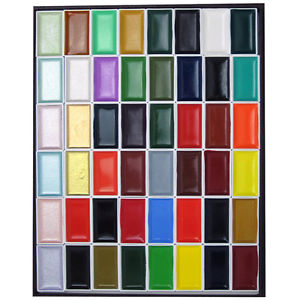 300x300 Nihonga Sumi E Watercolor Paint Pan Set, 48 Colors Free Shipping - Sumi E Watercolor