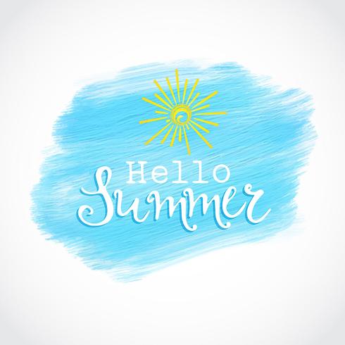 490x490 Summer Watercolor Background - Summer Watercolor