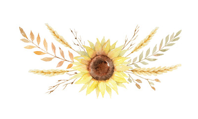 400x240 Sunflower Watercolor Photos, Royalty Free Images, Graphics - Sunflower Watercolor