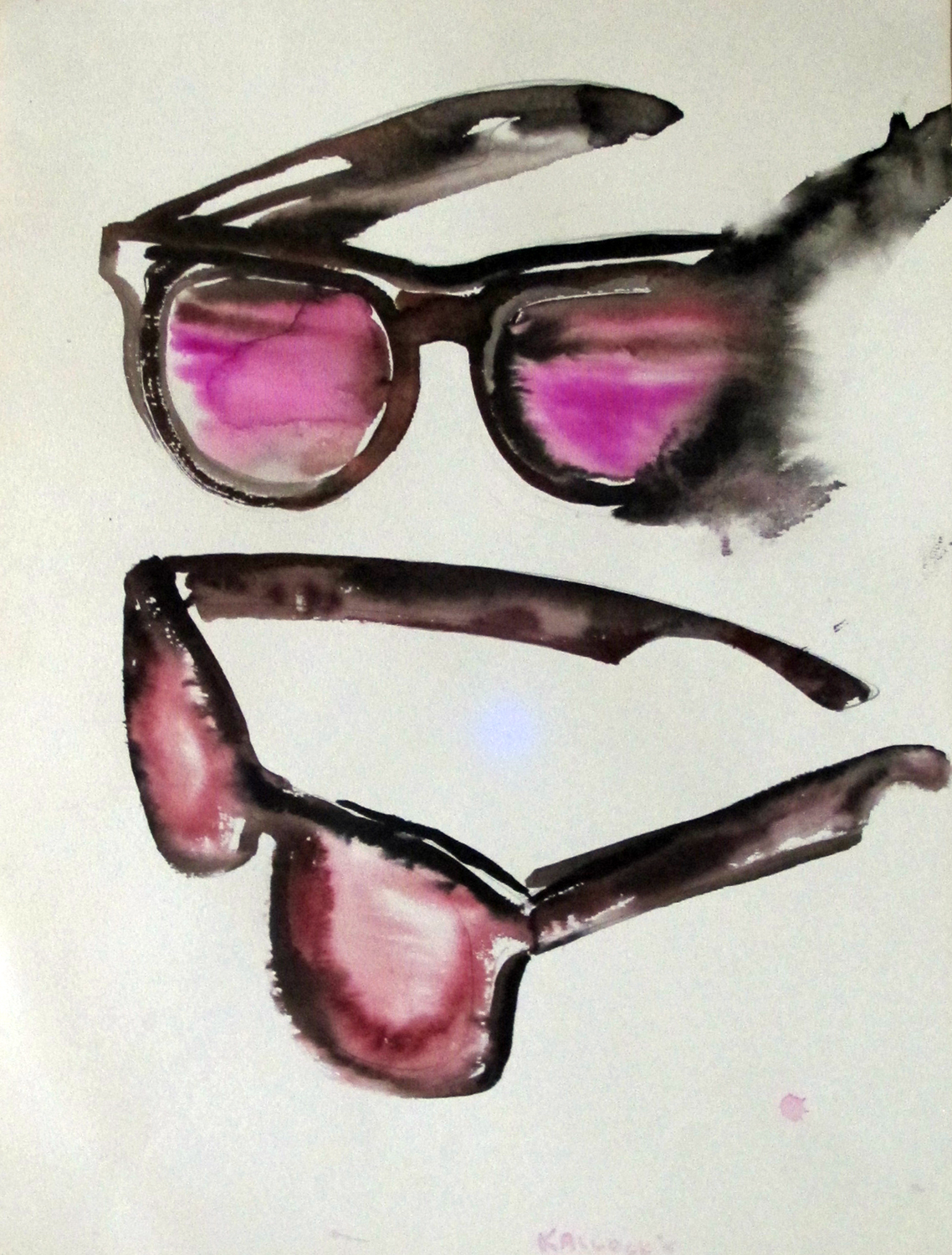 1138x1500 Sunglasses Emilia Kallock - Sunglasses Watercolor