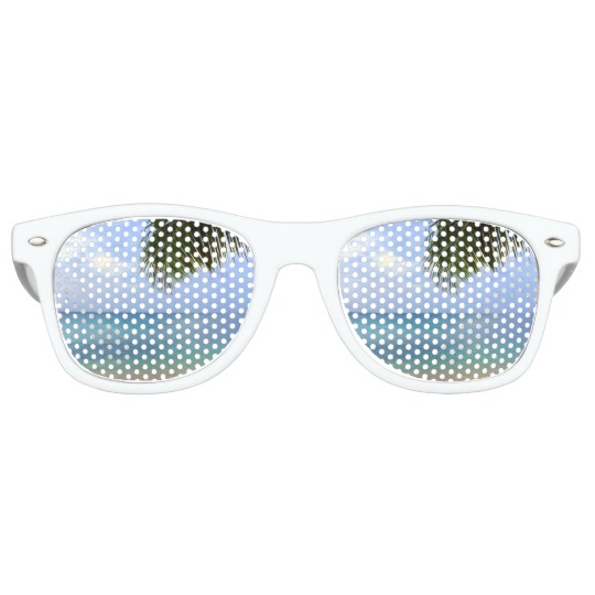 540x540 Beach Sunglasses Watercolor Ombre Retro Shades - Sunglasses Watercolor