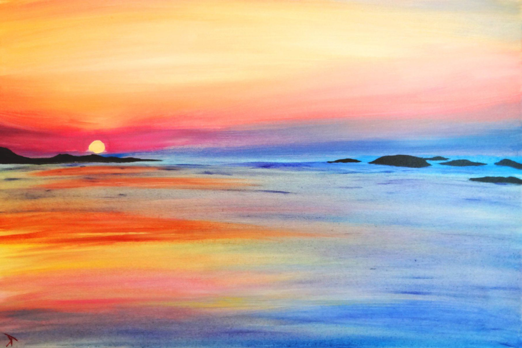 Sunset Painting Watercolor At PaintingValley Explore Collection Sunset Painting Watercolor At PaintingValley Explore Collection