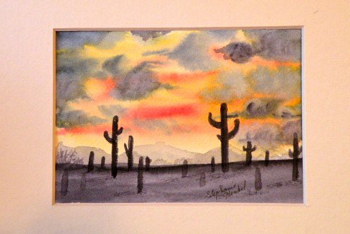 496x331 How To Paint A Watercolor Desert Sunset Hubpages - Sunset Watercolor Technique