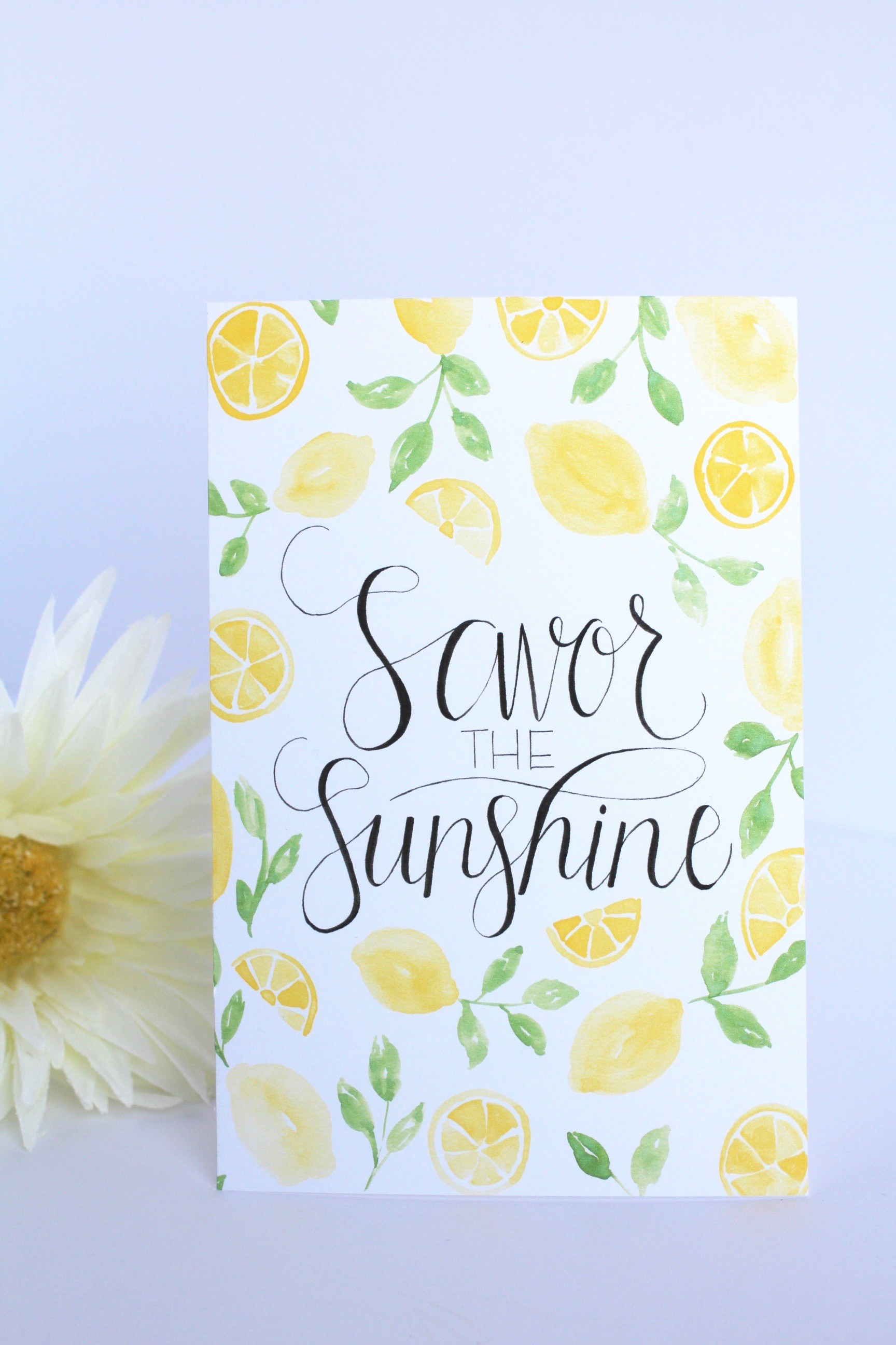 1728x2592 Savor The Sunshine Print Annewritten - Sunshine Watercolor