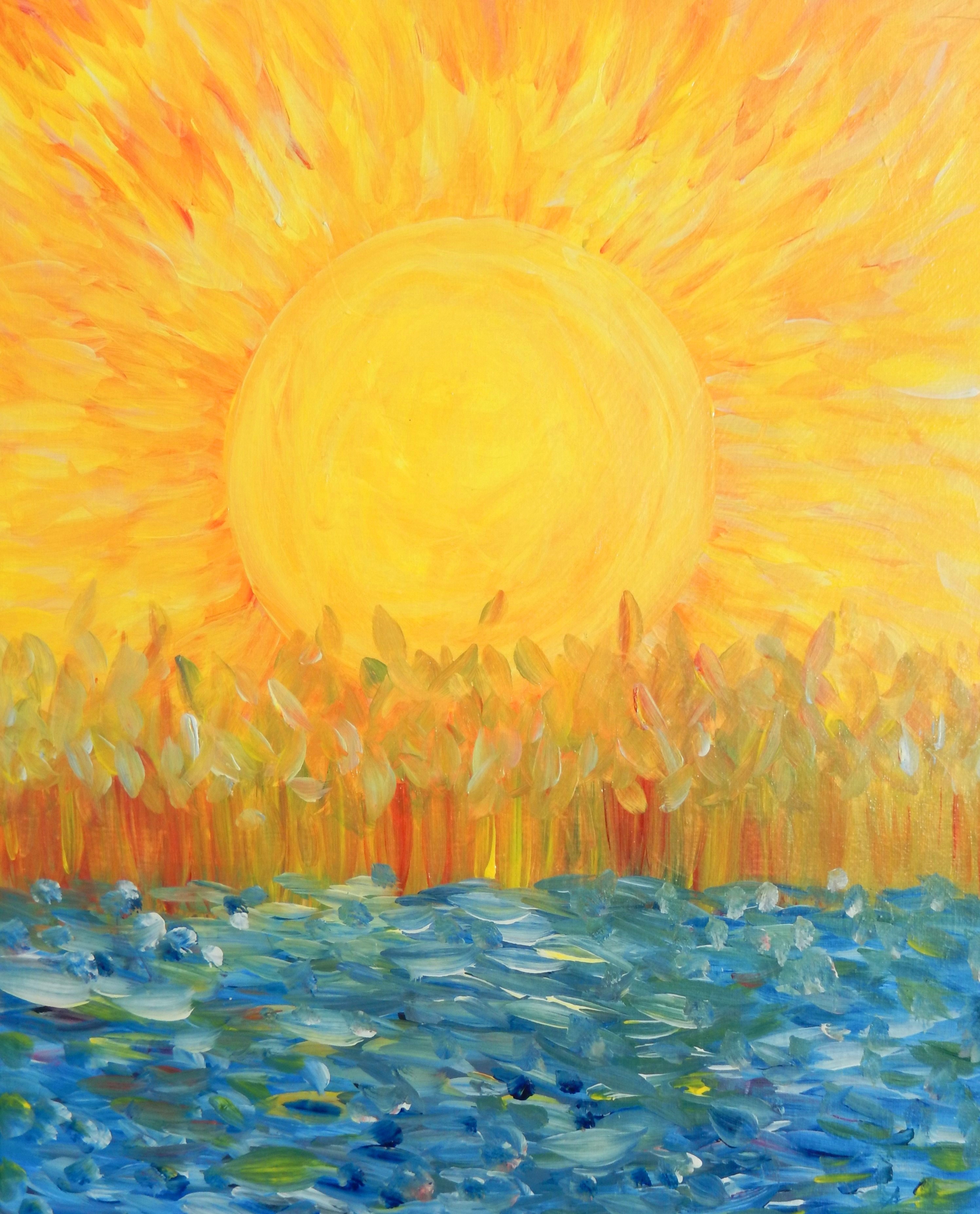 Солнцестояние картина Ван Гог