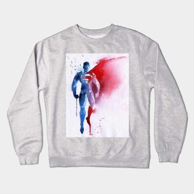 630x630 Watercolor Superman - Superman Watercolor