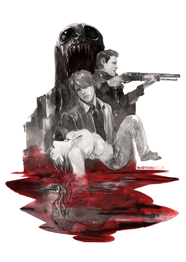 640x902 Supernatural - Supernatural Watercolor