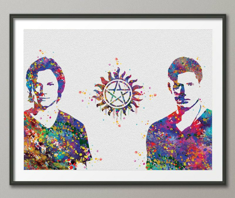 800x674 Watercolor Landcolor Skycolor Supernatural Inspired Transformed - Supernatural Watercolor