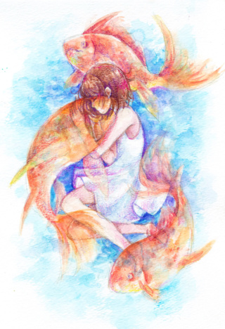 320x468 Im Gonna Start Posting Stuff From My Ap Art Portfolio Last Year - Surrealism Watercolor