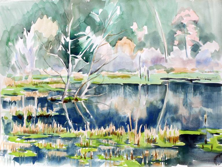 768x577 Jeanette Blair - Swamp Watercolor