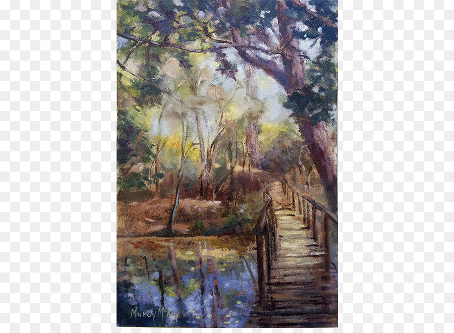 900x660 Watercolor Painting The Cape Gallery Bayou Swamp - Swamp Watercolor