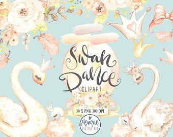 340x270 Swan Watercolor Etsy - Swan Watercolor