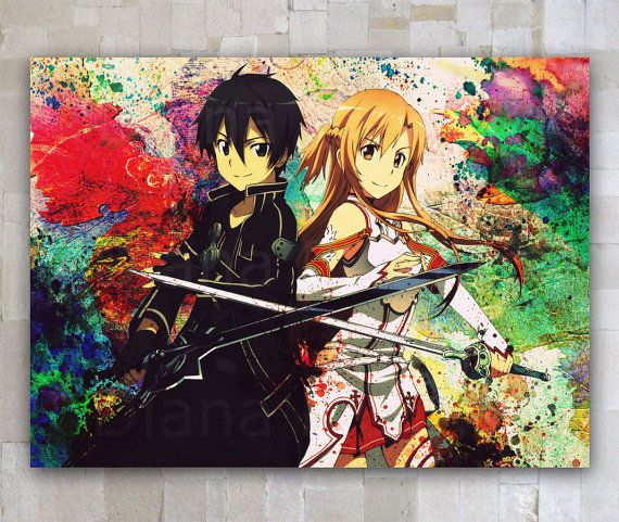 570x481 Hey, I Found This Really Awesome Etsy Listing - Sword Art Online Watercolor