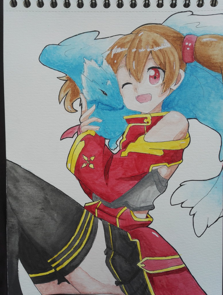 776x1028 Silica - Sword Art Online Watercolor