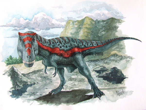 600x450 T. Rex By T Pekc - T Rex Watercolor
