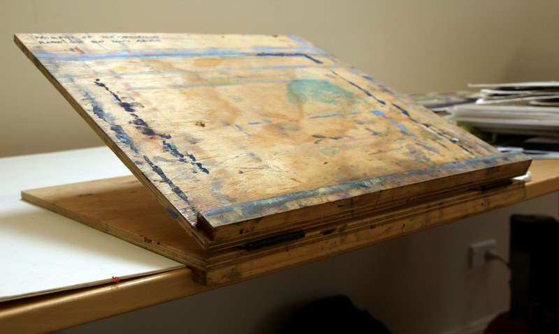 800x479 Simple Desktop Easel For Watercolor Painting - Tabletop Watercolor Easel