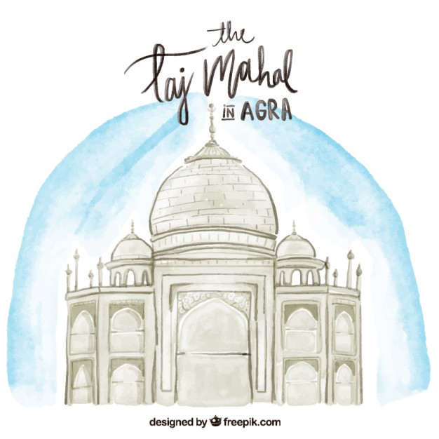 Taj Mahal Watercolor At PaintingValley.com | Explore Collection Of Taj ...