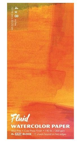 287x500 Fluid Watercolor Paper Blocks - Tan Watercolor Paper