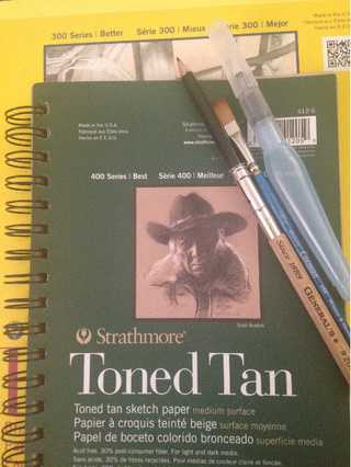 320x426 Little - Tan Watercolor Paper