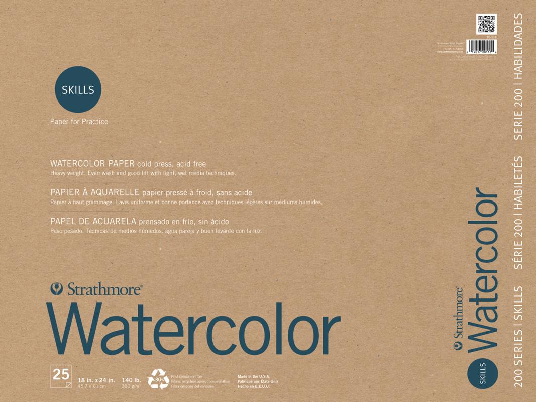 1067x800 Strathmore Watercolour Paper - Tan Watercolor Paper