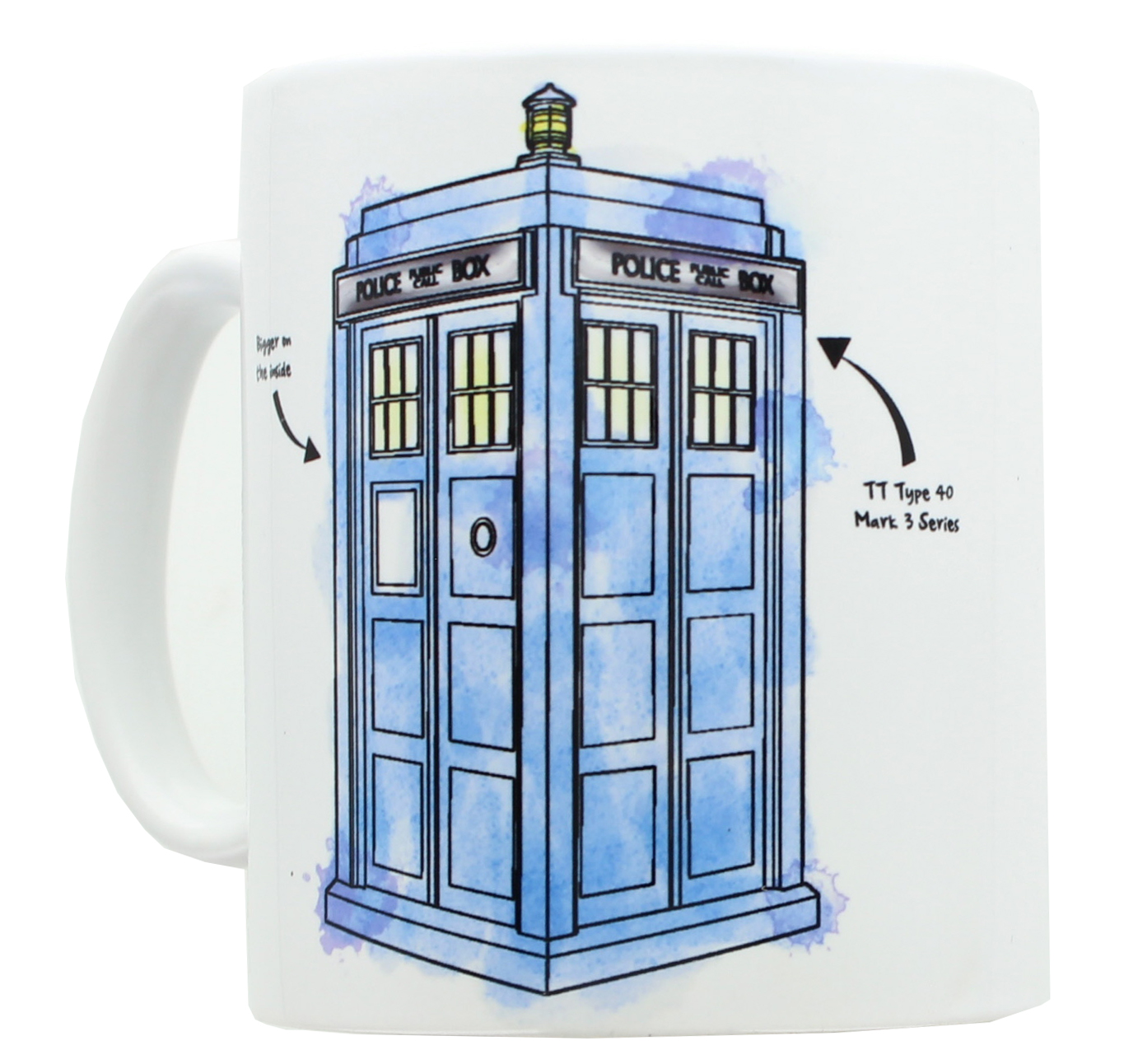 1382x1292 Doctor Who Watercolor Tardis Mug - Tardis Watercolor
