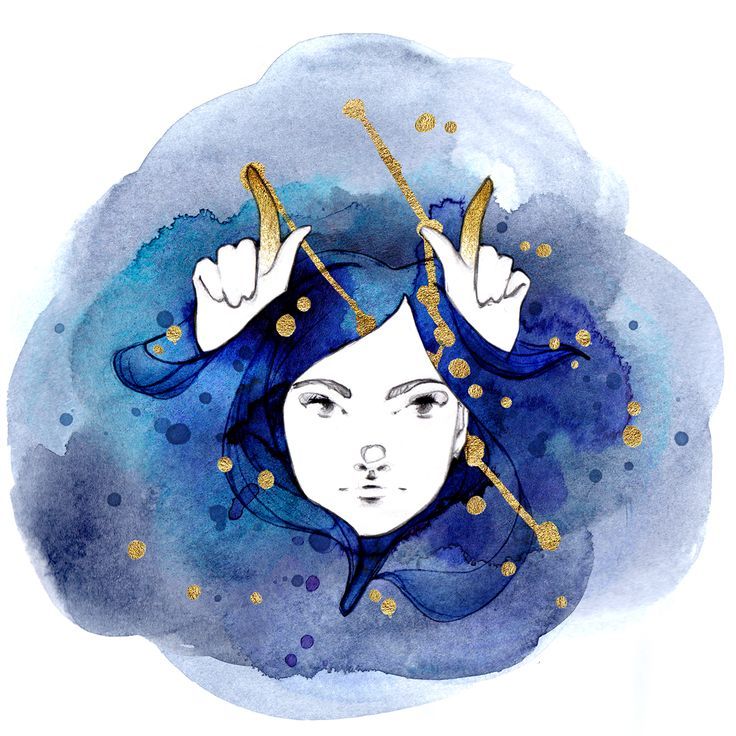 736x736 Taurus ~ Taurus Art And Inspiration - Taurus Watercolor