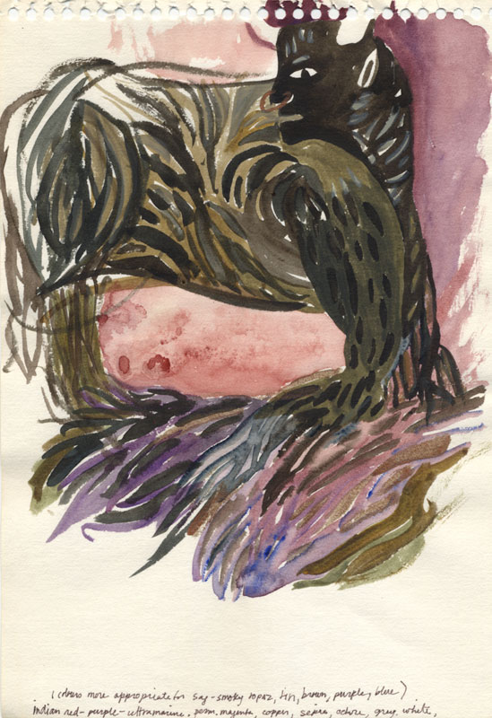 549x800 Artworks Inspired By Taurus, The Bull Elizabatz Gallery - Taurus Watercolor