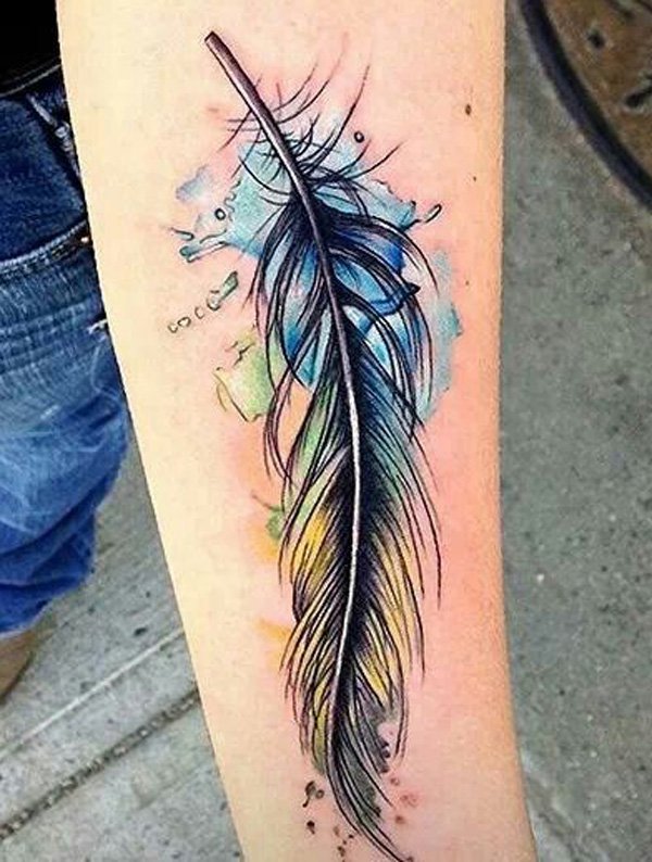 600x794 Cool Watercolor Tattoos Best 3d Water Color Tattoo Designs - Taurus Watercolor Tattoo