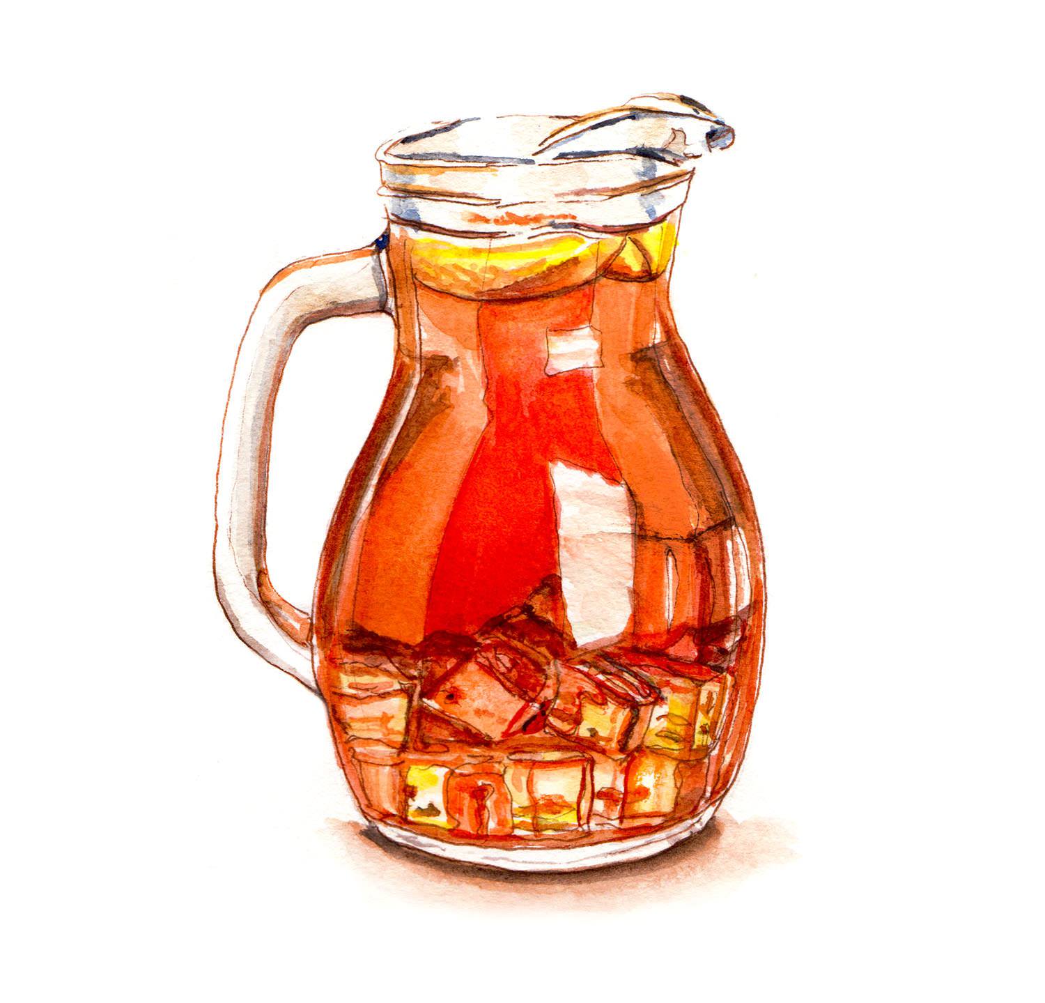 1500x1439 ~ World Watercolor Month - Tea Watercolor