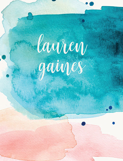 500x653 Watercolor Splash - Teal Watercolor