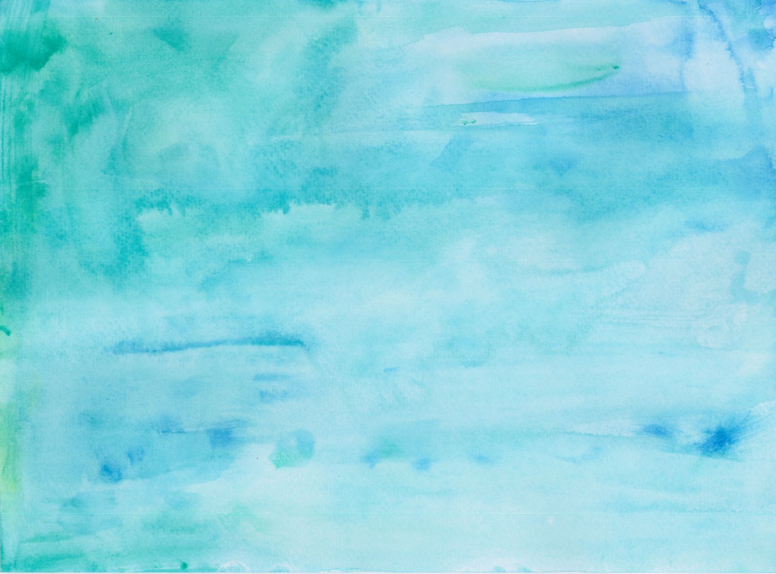 1600x1185 How To Create Simple, Striking Watercolor Scrapbook Paper Designs - Teal Watercolor