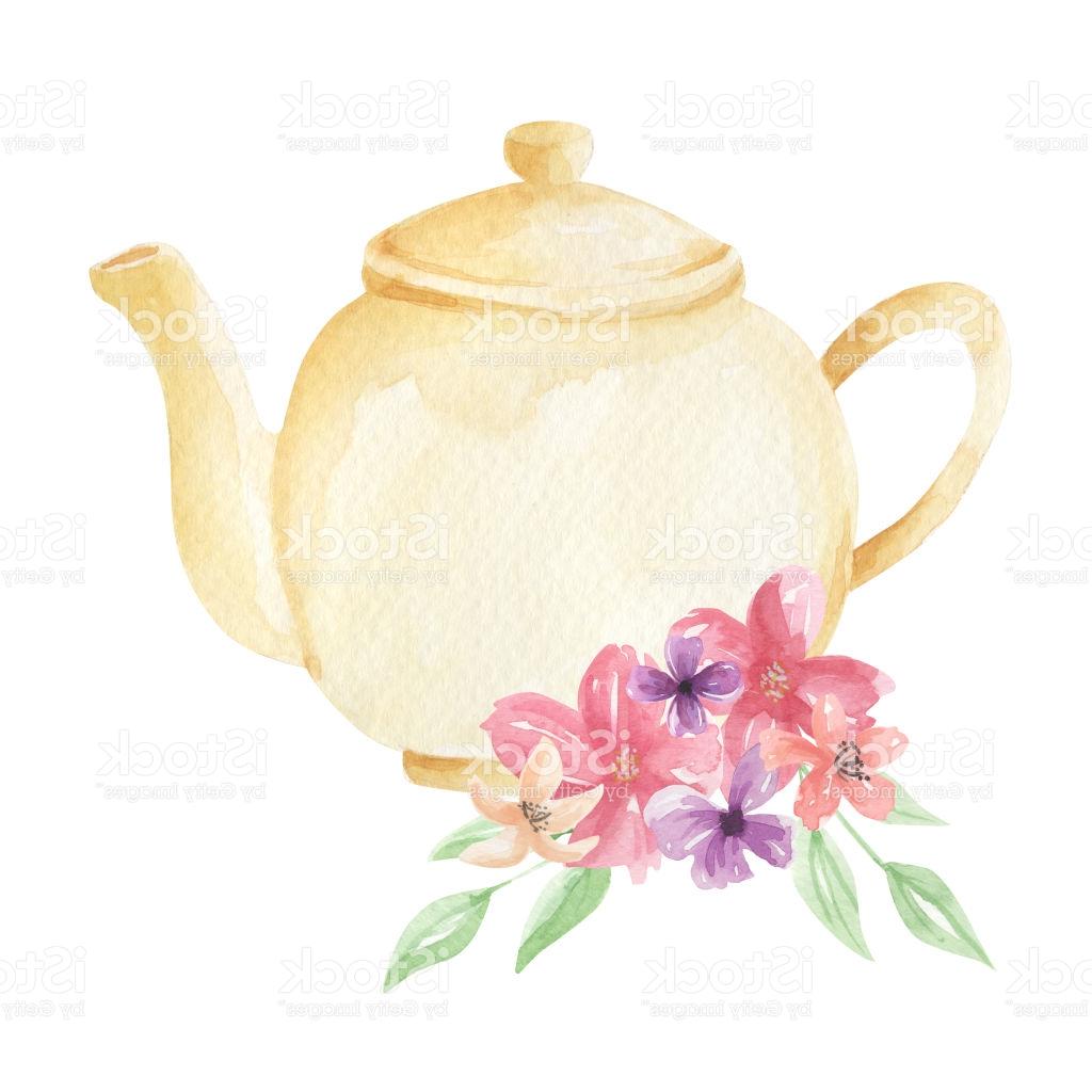 Teapot Watercolor at PaintingValley.com | Explore collection of Teapot ...