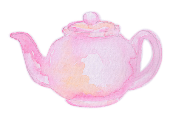 580x386 Watercolor Teapot Svg Cut File By Creative Fabrica Crafts - Teapot Watercolor