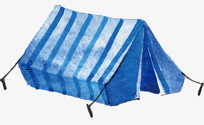 650x400 Watercolor Tents, Watercolor Vector, Tent, Watercolor Png And - Tent Watercolor