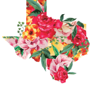 190x228 Texas Watercolor Flowers By Unicorndesign Spreadshirt - Texas Watercolor